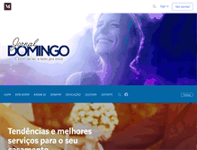Tablet Screenshot of jornaldomingo.com.br